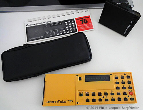 JohannFaber 76 with TRL charging unit JohannFaber 76 with TRL charging unit
